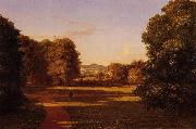 Thomas Cole The Gardens of Van Rensselaer Manor House USA oil painting artist
